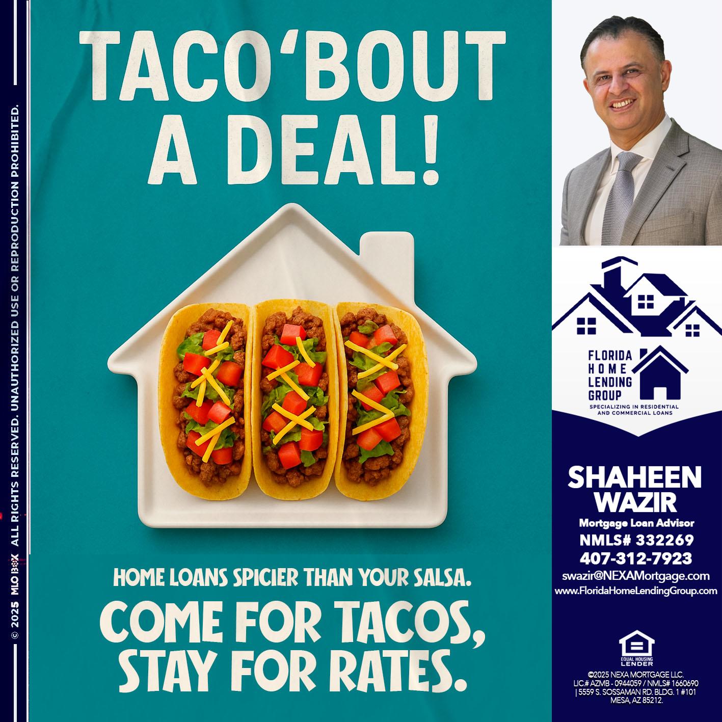 TA-CONVERSEMOS - Shaheen Wazir -Mortgage Loan Advisor
