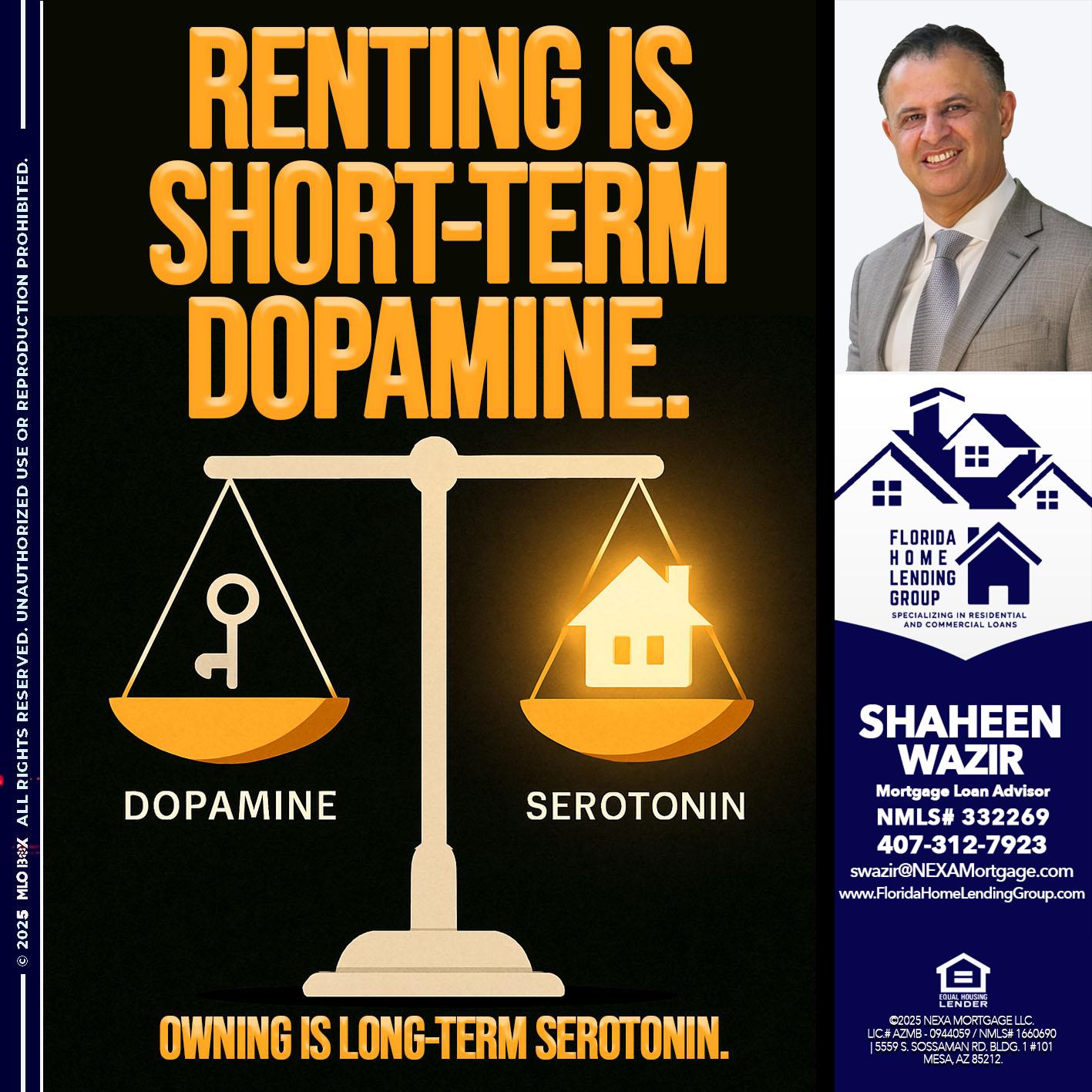 RENTING IS SHORT TERM - Shaheen Wazir -Mortgage Loan Advisor