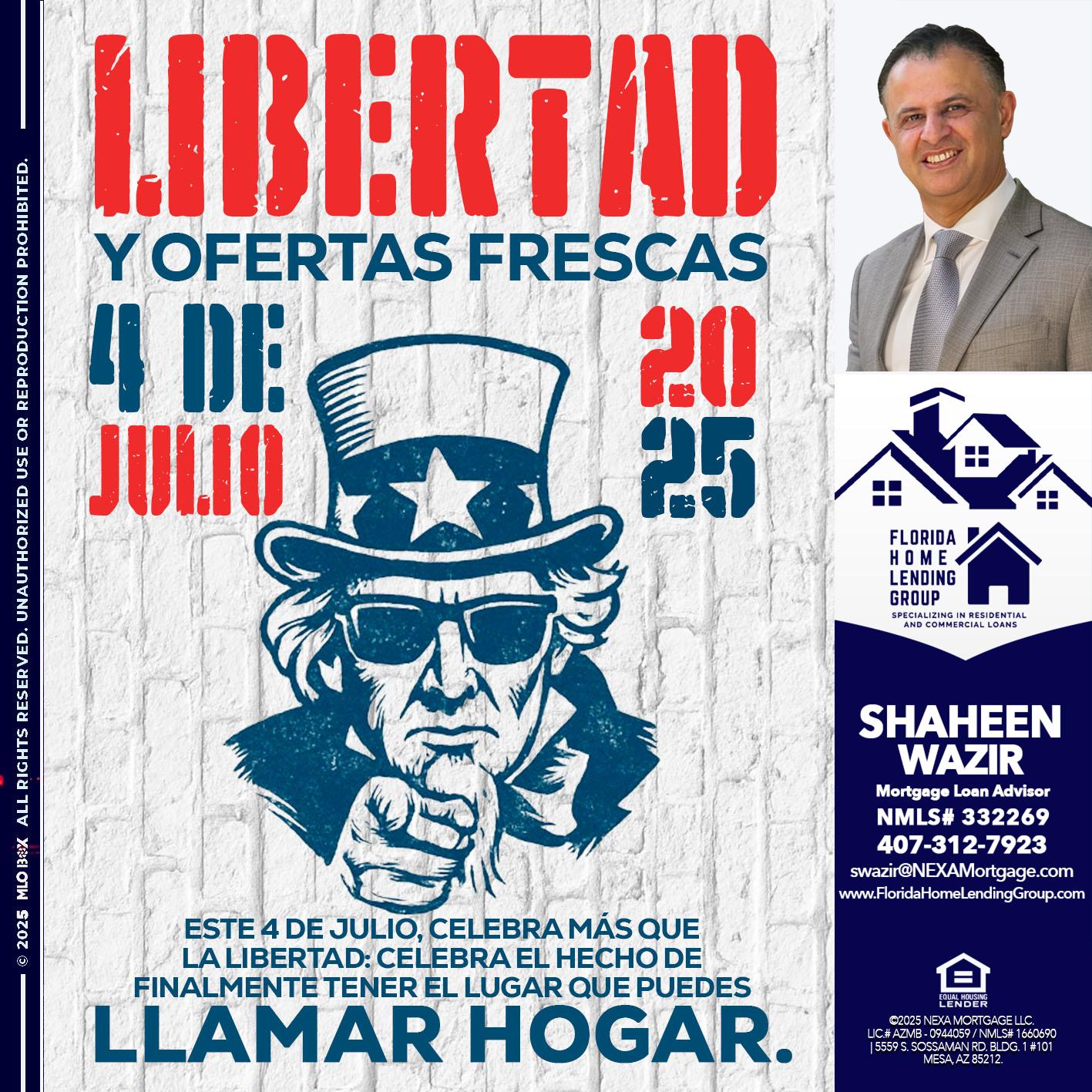 LIBERTAD - Shaheen Wazir -Mortgage Loan Advisor