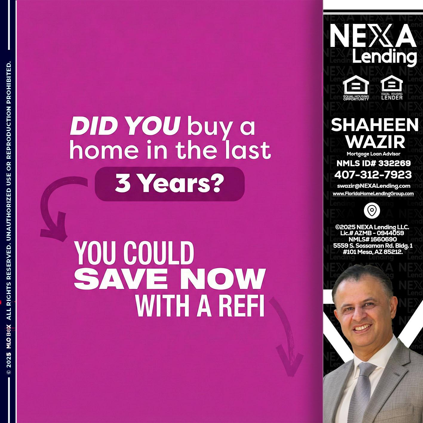 did you - Shaheen Wazir -Mortgage Loan Advisor