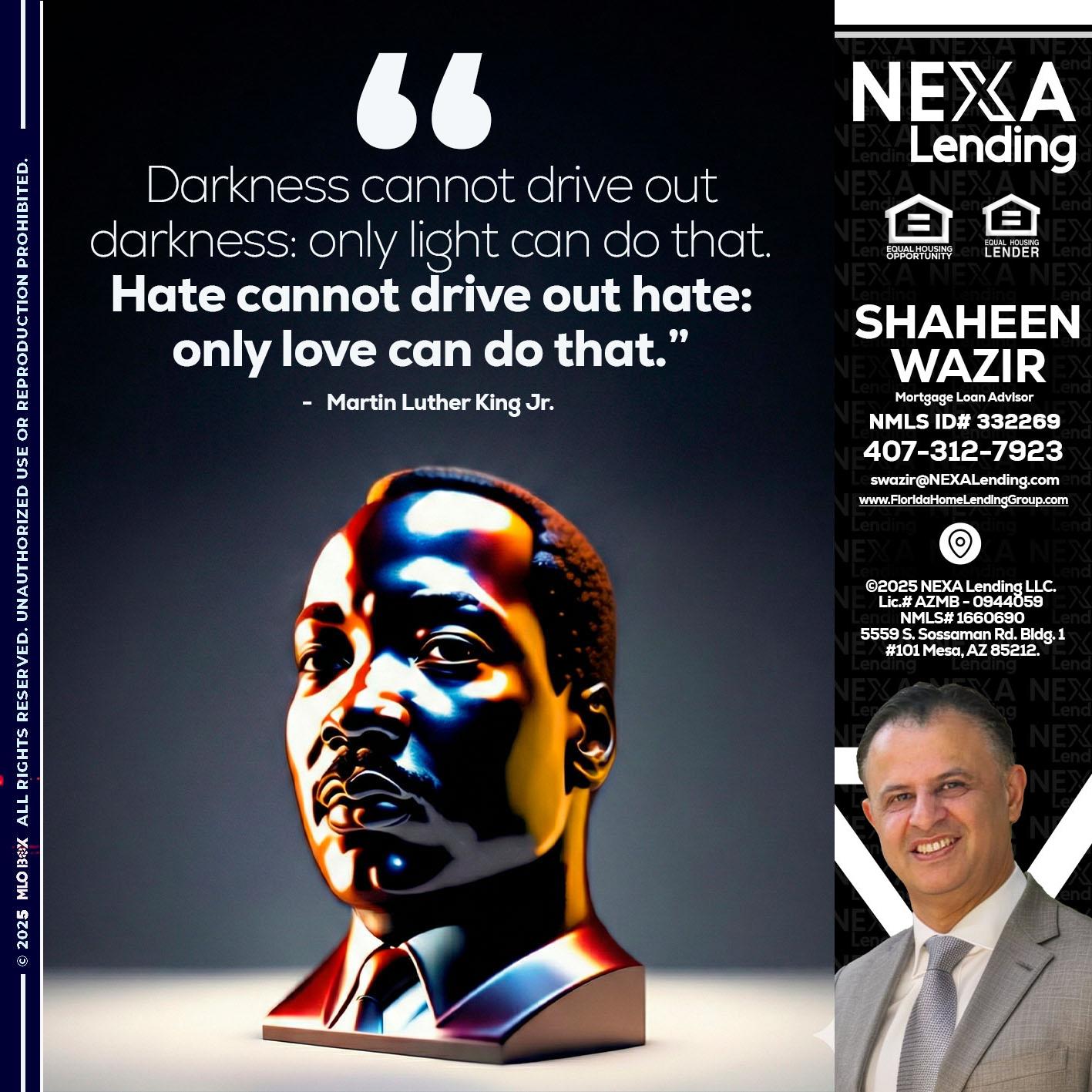 MLK 2026 - Shaheen Wazir -Mortgage Loan Advisor