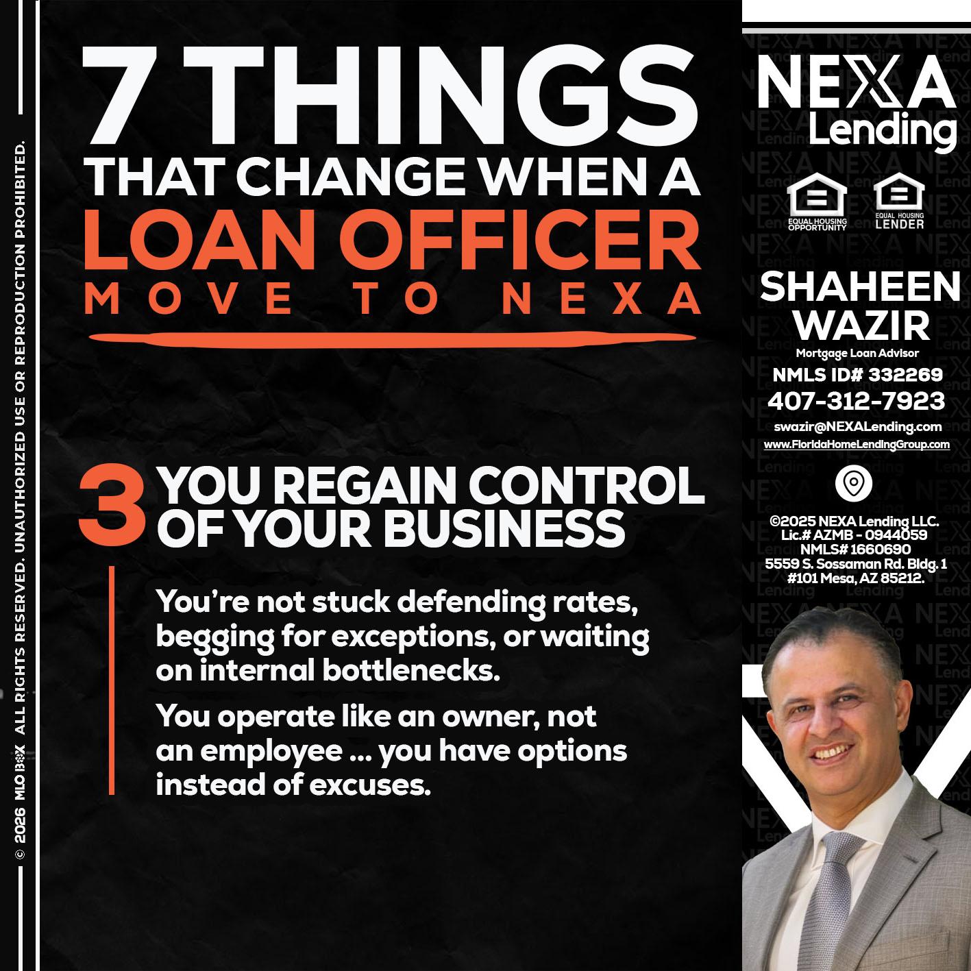 7 things (3) - Shaheen Wazir -Mortgage Loan Advisor