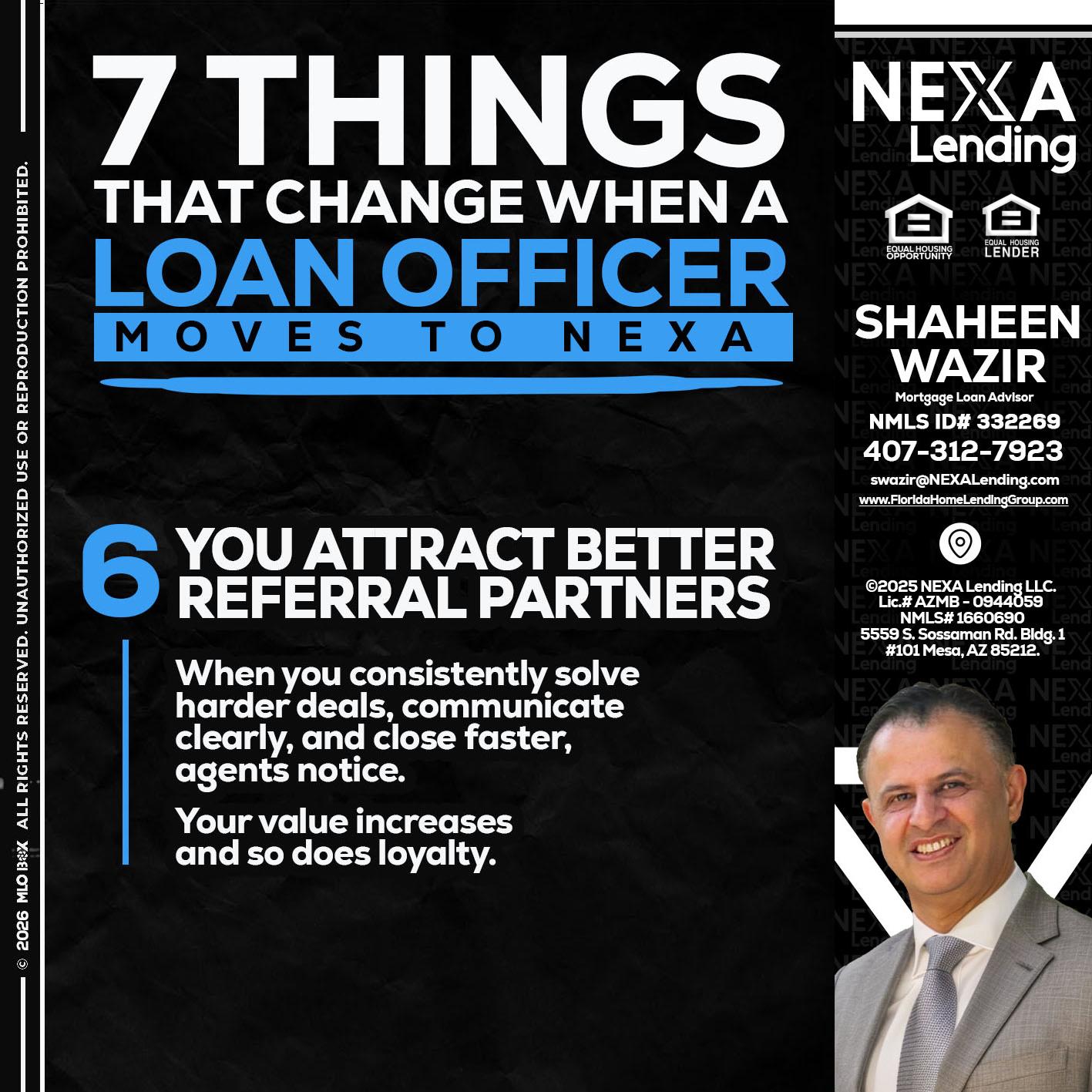 7 THINGS (6) - Shaheen Wazir -Mortgage Loan Advisor