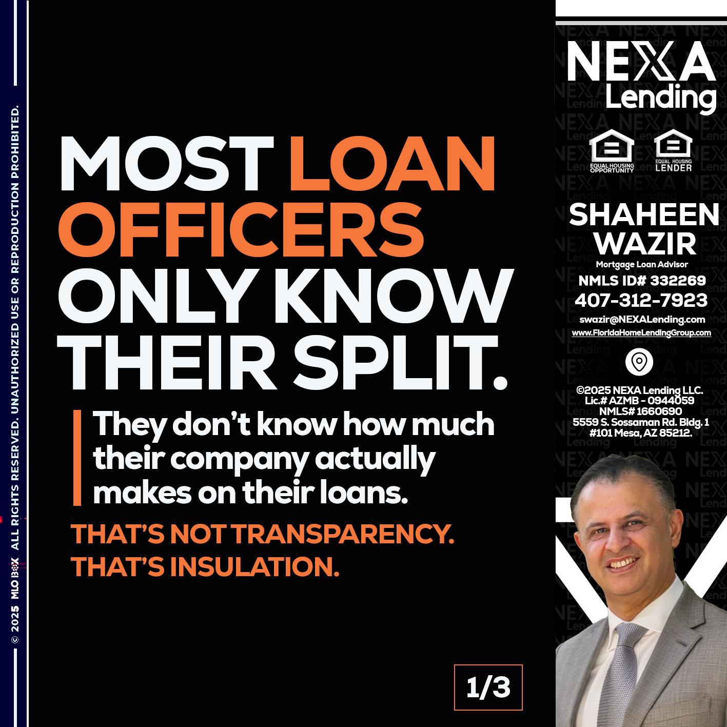 1 OF 3 - Shaheen Wazir -Mortgage Loan Advisor