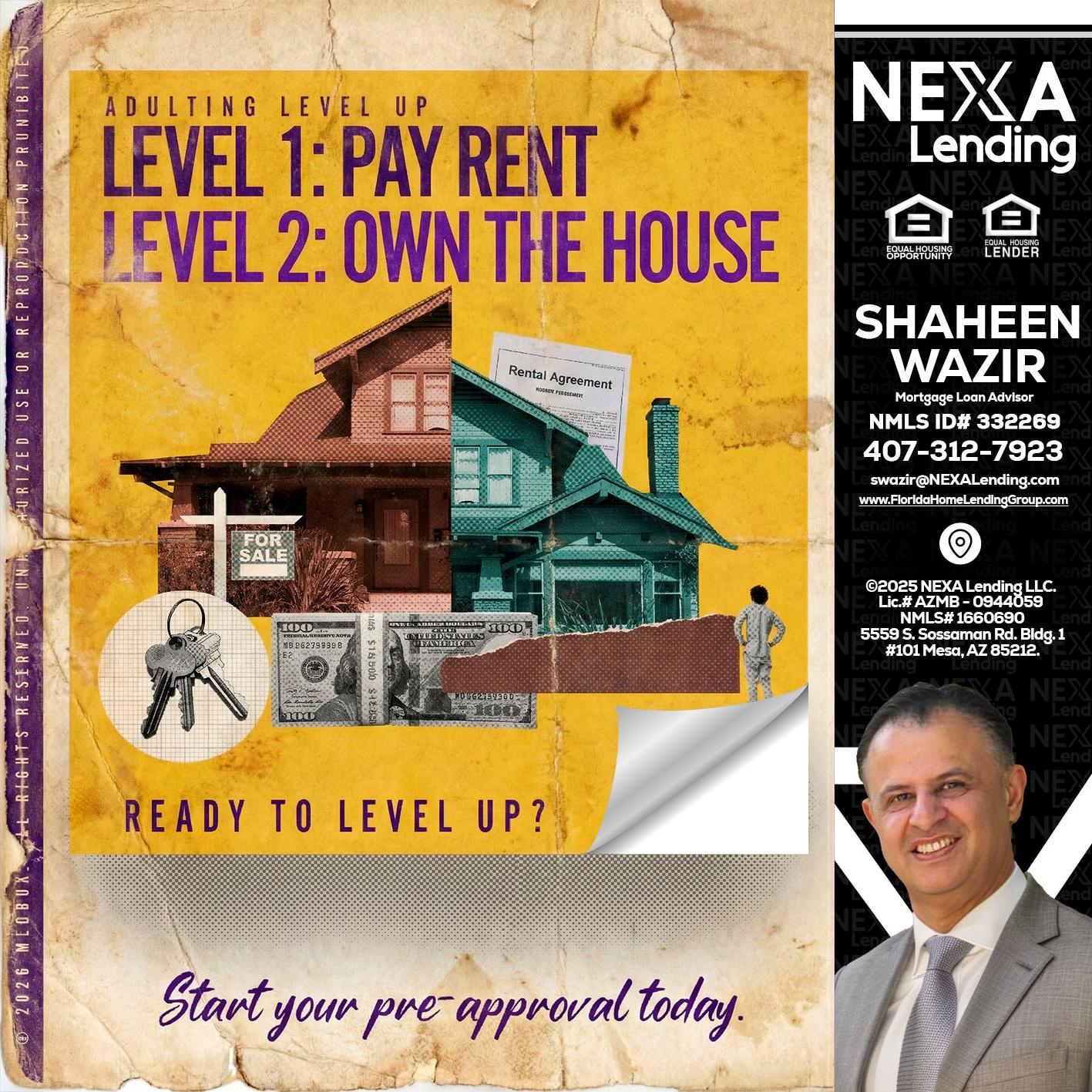 LEVEL 1 - Shaheen Wazir -Mortgage Loan Advisor