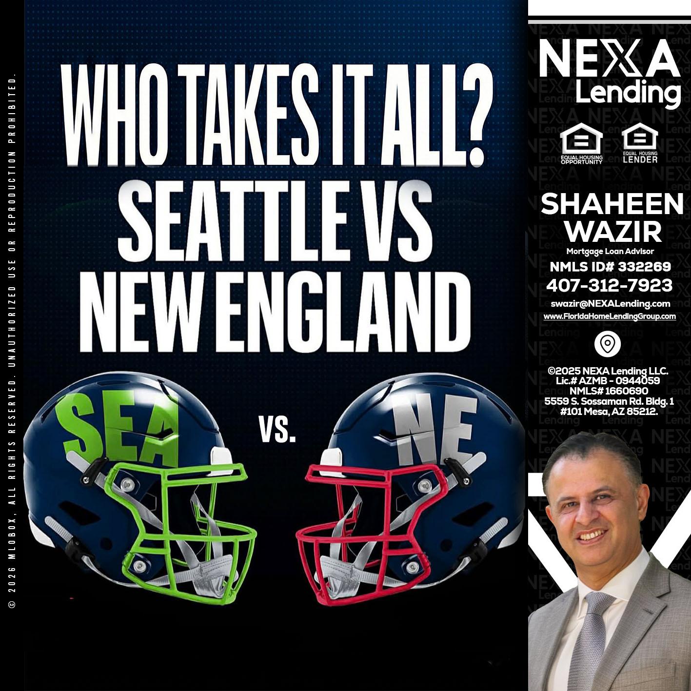 WHO TAKE IT ALL? - Shaheen Wazir -Mortgage Loan Advisor